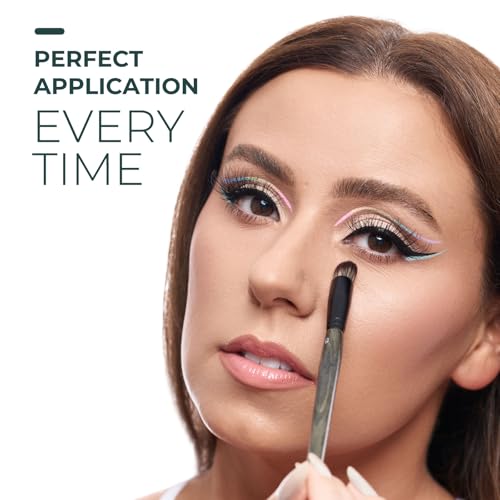 Rose and Ben Beauty C31 Spot Concealer Brush - Angled Makeup Brush for Flawless Coverage