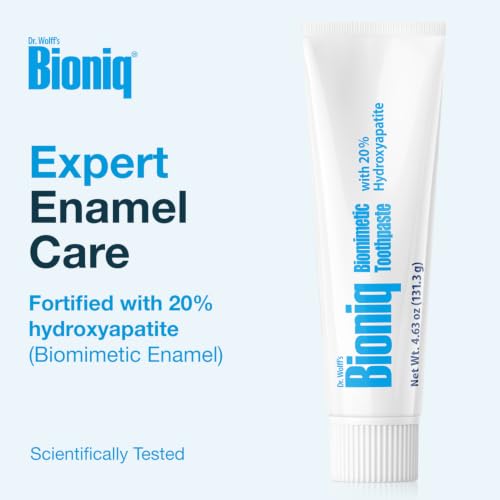 Bioniq Classic 20% Hydroxyapatite Toothpaste 4.63 Oz - Pack of 2, Fluoride & SLS-Free