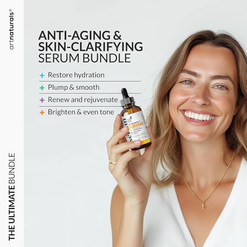 Vitamin C Serum Set with Retinol Hyaluronic Acid Niacinamide Anti-Aging Skin Care