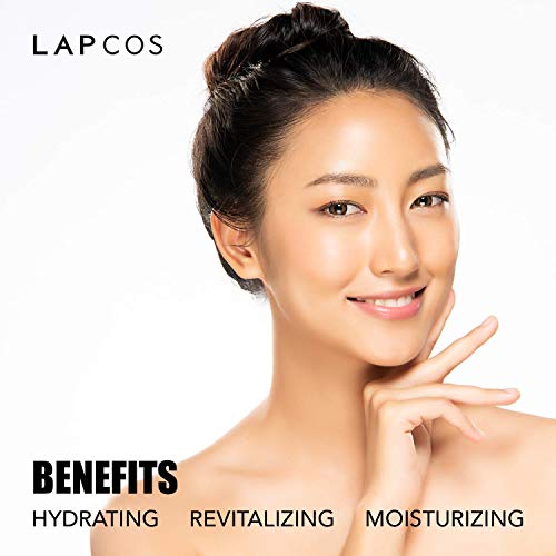 LAPCOS Hyaluronic Acid and Collagen Sheet Mask Set, (10-Pack) Daily Sheet Masks with Hyaluronic Acid and Collagen, Anti-Aging Duo to Treat and Renew Skin, Korean Beauty Favorites