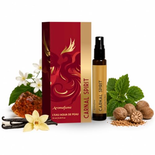 Aromafume Carnal Spirit Non-Alcoholic Perfume Spray 10ml, Warm Woody Fragrance
