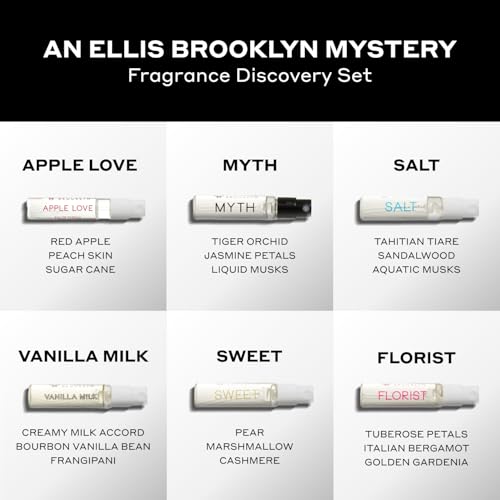 Ellis Brooklyn MYSTERY Eau de Parfum Sample Set for Women – 6 Travel Sizes