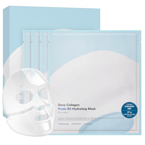 Deep Collagen Hyalu-B5 Overnight Mask Pack of 4 - Hydrating Wrinkle & Barrier Repair
