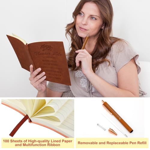 7 Pcs Theater Gifts for Women Girls Funny Musical Actor Broadway Gifts for Theater Lovers Drama Students Graduation Birthday Holiday