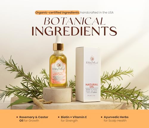Organic Hair Oil for Dry Hair & Scalp Care - Nourishing 2 oz