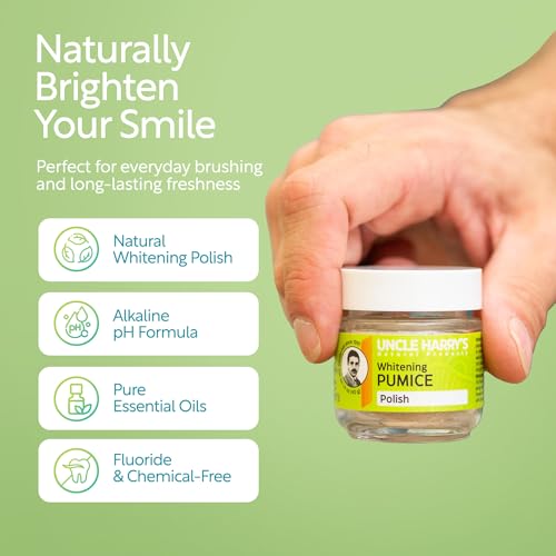 Natural Whitening Tooth Polish with Minty or Herbal Variations - 1.25 oz