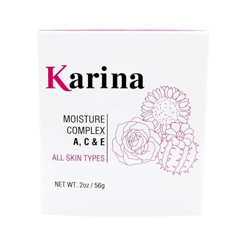 Karina Moisture Complex A, C & E Face Moisturizer ? Hydrating Vitamin C Face Cream for All Skin Types | Nourishing Facial Moisturizer with Vitamins A, C & E for Smooth, Radiant, Healthy Skin ? 2 oz