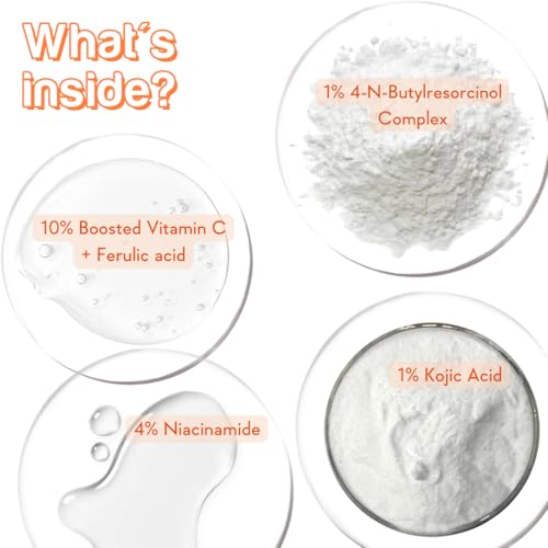 WishCare Vitamin C Face Serum with Niacinamide, Ferulic Acid & Botanical Extracts ? Serum for All Skin Types, 30ml