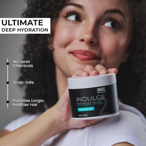Deep Conditioner for Curly & Damaged Hair - Nourishing Hair Mask 8oz