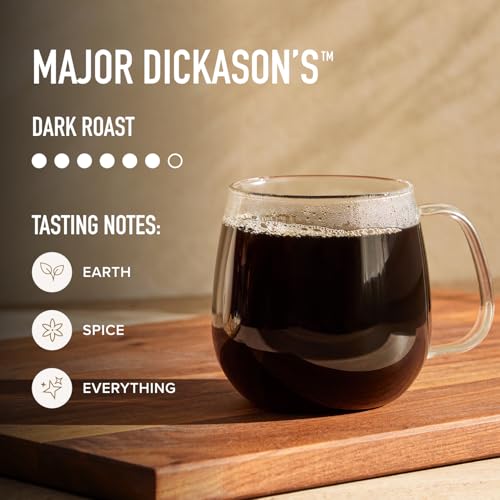 Peet's Major Dickason's Blend Dark Roast K-Cup Pods - 88 Count (4 boxes of 22)