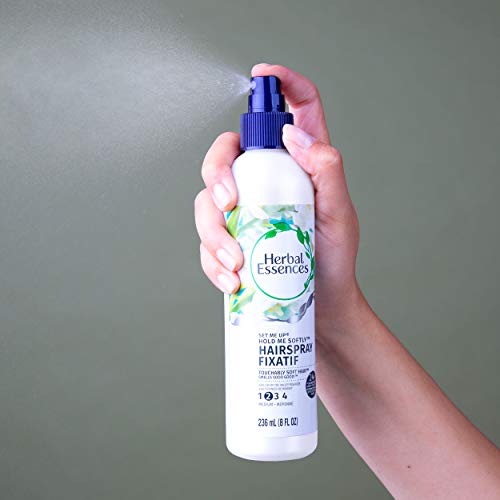 Herbal Essences Set Me Up Non-Aerosol Hairspray - Flexible Hold & Humidity Protection, 8 Fl Oz, Pack of 3