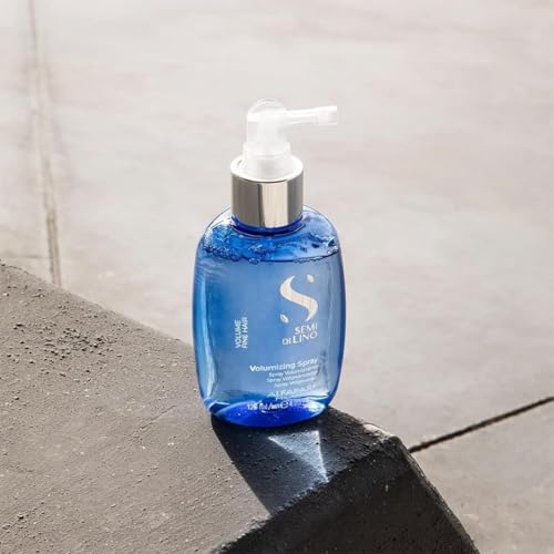 ALFAPARF MILANO Semi di Lino Volumizing Spray for Fine Hair - Leave-In Texturizing and Thickening Spray - Adds Lasting Body, Thickness, Boosts Shine - Anti-Frizz - Sulfate Free (4.23 fl oz)