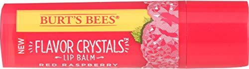 Natural Lip Balm with Red Raspberry Flavor - Hydrating Beeswax & Fruit Extracts - 0.16 oz