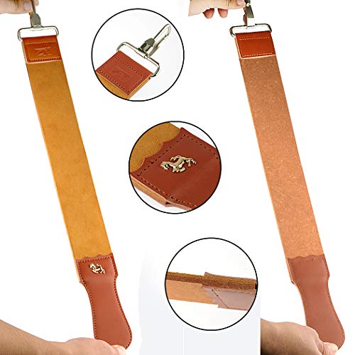 Shaving Straight Razor Kit with Brush Stand & Soap - Barber & Home Use
