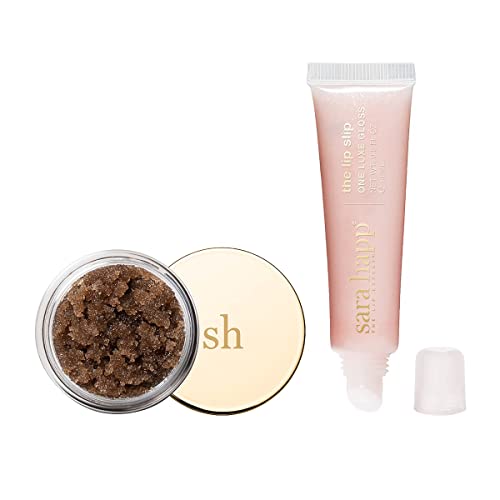 Sara Happ Lip Scrub & Shine Kit - Exfoliating Lip Treatment Set