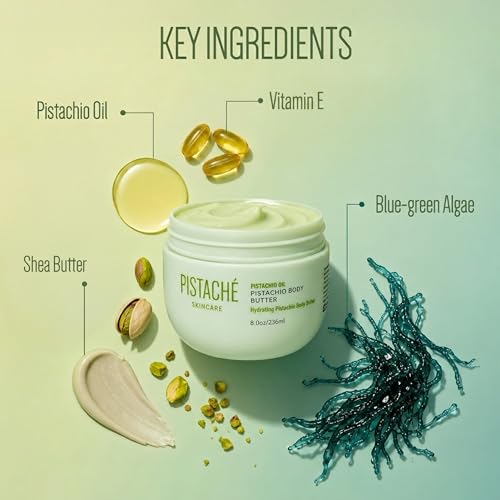 Hydrating Pistachio Body Cream with Vitamin E - Whipped 8oz