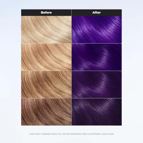 XMONDO Amethyst Color Depositing Hair Mask - Vibrant Purple, 8 Fl Oz