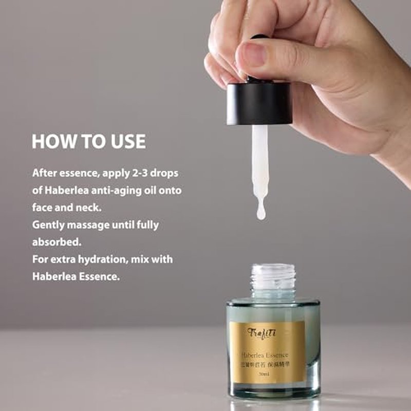 Haberlea Face Serum ? Natural, Hydrating Serum for Dry Skin, Fine Lines & Wrinkles ? Barrier Repair & Moisturizing Care for All Skin Types ? Made in Taiwan ? 30ml / 1.01 fl oz