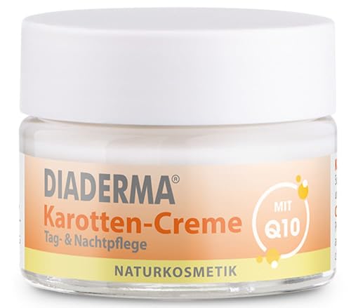 Carrot Day and Night Cream with Q10 & Vitamins ACE - 50ml Natural Vegan Skin Care