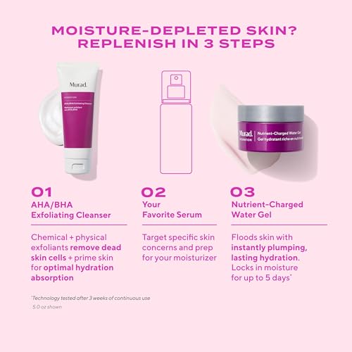Murad AHA/BHA Exfoliating Cleanser 16.9 Fl Oz - Glycolic Acid & Salicylic Acid