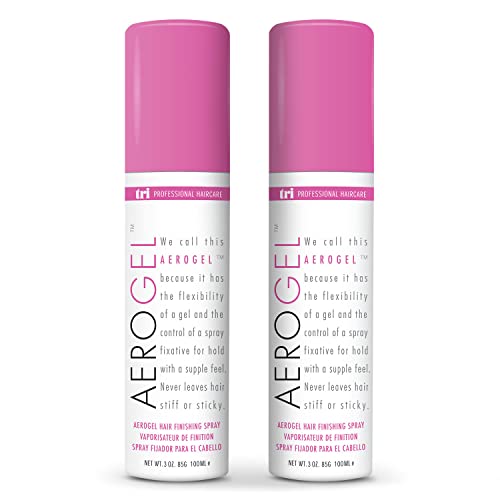 TRIDESIGN Aerogel Strong Hold Volumizing Hair Spray 3 oz Pack of 2