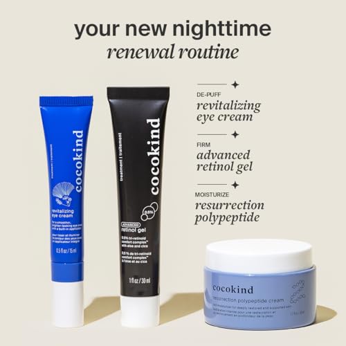Cocokind Advanced Retinol Gel 0.5% - Sensitive Skin, 1 Fl Oz (Pack of 1)