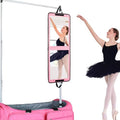 Pink Full Length Portable Dance Mirror - 33x13 Inch Travel & Foldable