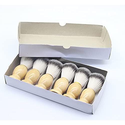 Men's Shaving Brush with Wood Handle Shave Brushes Shave Cream Brush for Men Hair Salon Tool