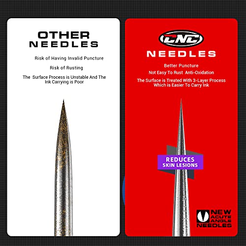 CNC 15RM Disposable Tattoo Needles Cartridge 20Pcs Round Magnum Red Variation
