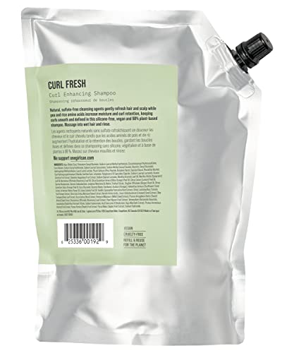 AG Care Curl Fresh Hydrating Shampoo with Pea & Rice Amino Acids - New Collection - 33.8 Fl Oz