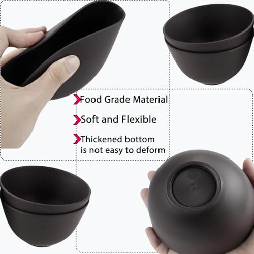 Plastic Facial Mask Mixing Masks Set - DIY Skincare Mixing Tool Kit Mud Masks Bowls Skin Care Mixing Tools Microwavable Silicone Bowl Cosmetic Beauty Tool for Home Salon