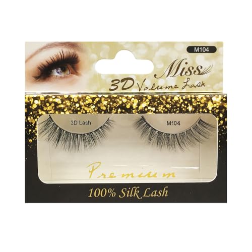 "4 Pairs" Miss Lashes 3D Volume lash M104