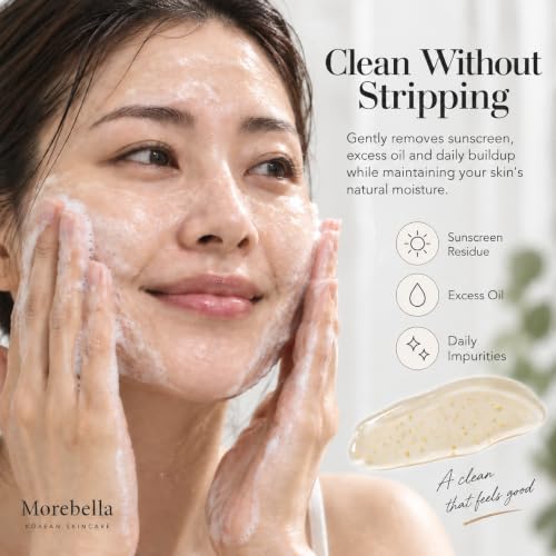 Morebella Hypoallergenic Low pH Facial Cleanser for Oily & Sensitive Skin