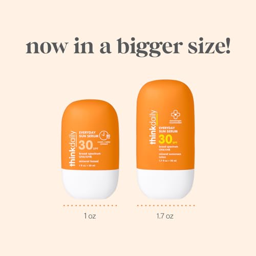 Mineral Sunscreen Serum SPF 30 Face Sunscreen with Zinc Oxide, Vegan & Reef-Friendly