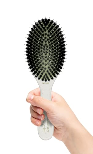 Olivia Garden NewCycle Professional Hair Brush - Smoothing Paddle - Eco-Friendly