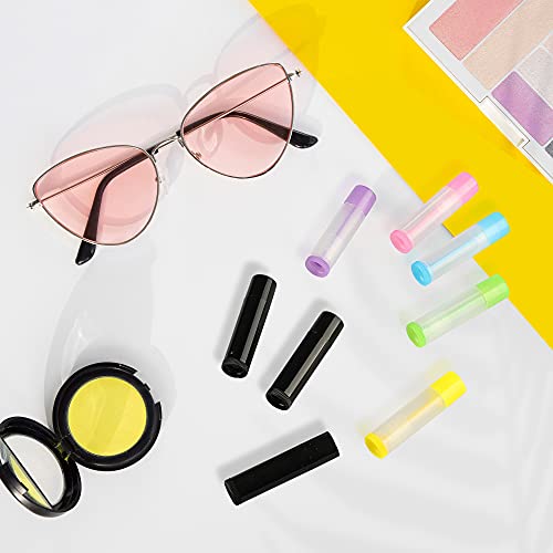 RONRONS Professional Lipsticks Filling Tray Kits, Including 1 Pieces Lip Balms Filling Tray 1 Pieces Spatula and 50 Pieces Empty Lip Balm Tubes with Caps DIY Lipstick Gifts for Women Grils Business