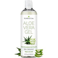 12oz Organic Aloe Vera Gel for Face, Skin, Hair & Sunburn Relief - From 100 Percent Pure Aloe Vera - Cold Pressed, Vegan, Unscented - Made in USA.