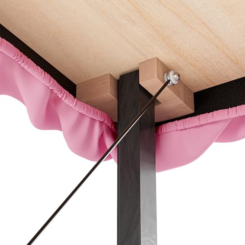 Massage Table Sheet Set - Pink, Microfiber, Fitted & Face Cover, 3-Piece