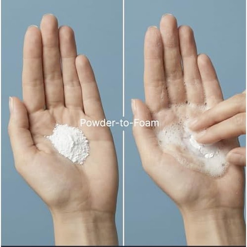 Gentle Face Cleanser Enzyme Powder Face Wash, Rice Cleanser and Rice Exfoliator for Face, Water-Activated Travel Face Wash, 99.8 Percent Natural, Made in France