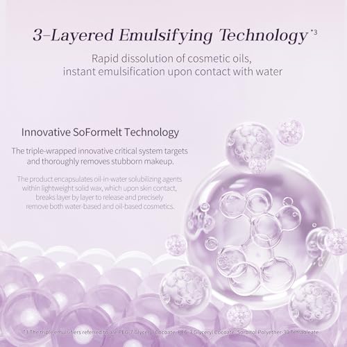 Flower Knows Midsummer Fairytales Makeup Cleansing Balm,Waterproof Makeup Remover & Oil Based Facial Cleanser to Nourish & Hydrate with Scoop,for All Skin Types(3.72 fl.oz./110 ml)