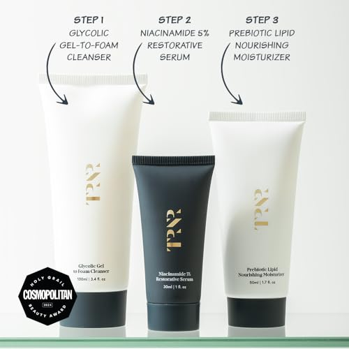 Glycolic Acid Gel-to-Foam Face Cleanser - 100ml Natural Exfoliating Wash with Green Tea & Aloe - For Men & Women - Foam Cleanser