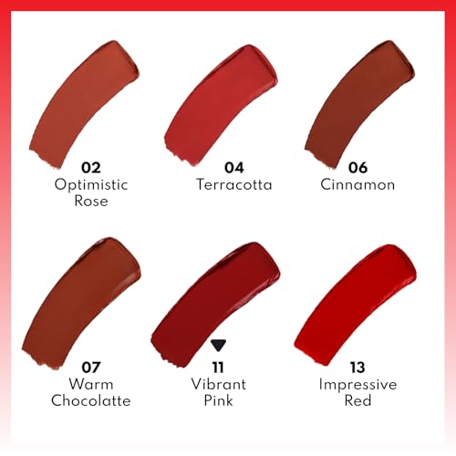 NOTE Deep Impact Lipstick - Rich Pigment High Coverage Lipstick for Women - Creamy, Balm-Like Wear Lip Color with Vitamin E - 11-0.16 oz.