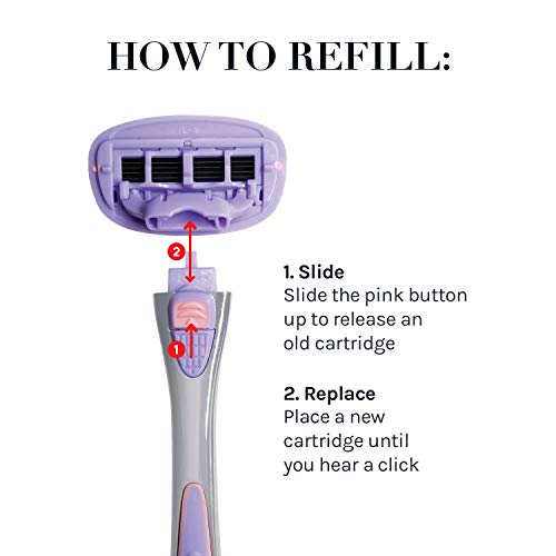 AOA Studio Women's Blade 8 Refills Smooth Shave For Sensitive Skin