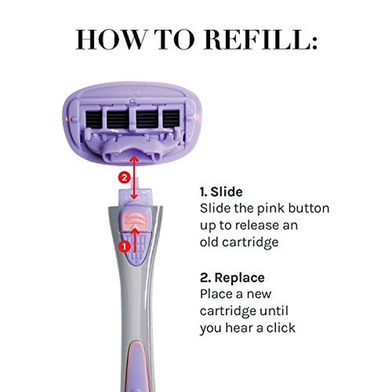 AOA Studio Women's Blade 8 Refills Smooth Shave For Sensitive Skin