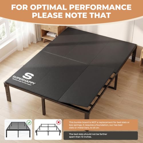 Heavy Duty King Size Bunkie Board 76x80 Inches Support Mattress Platform Bed