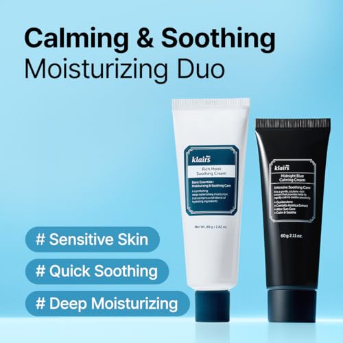 DearKlairs Blue Comforting Duo - Soothing & Hydrating Skin Care for Sensitive Skin