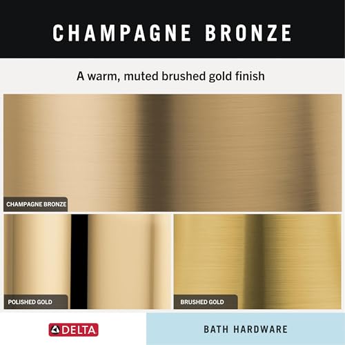 Delta Saylor Wall Mount Toilet Paper Holder - Champagne Bronze, 1-Pack