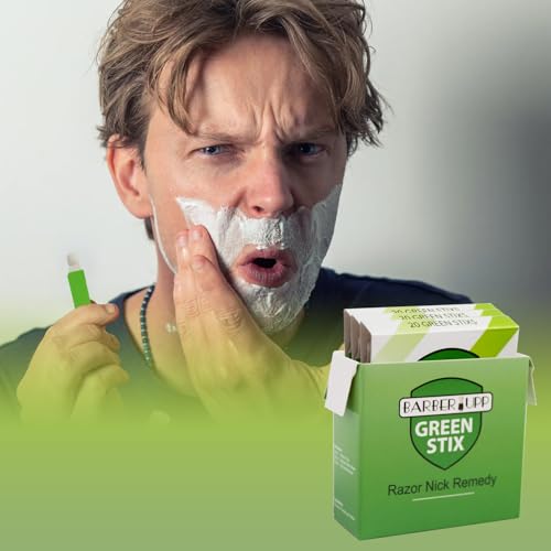 Styptic Stick Shave Accessories (Green Stix, 3 Pack) Stops Bleeding For Razor Nicks For Men & Women - Sanitary and Great For Barbers or Personal