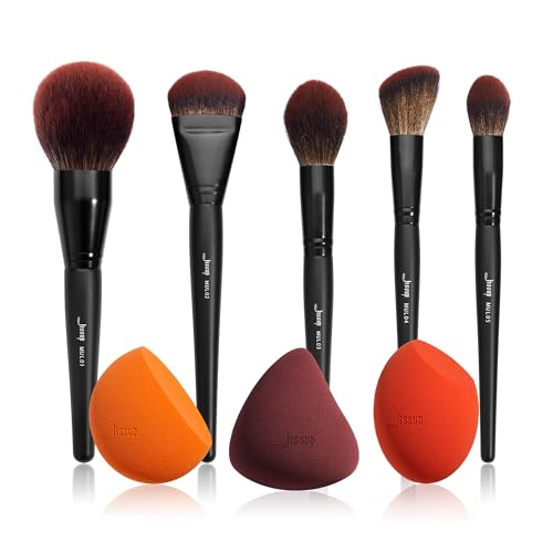 Jessup Eye Makeup Brush Set 15pcs T177 With Jessup 2pcs brushes T497