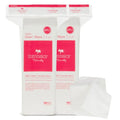 Intrinsics Large White Silken 4x4 Esthetic Wipes 2 Pack (400 Count) - Lash & Makeup Remover Pads